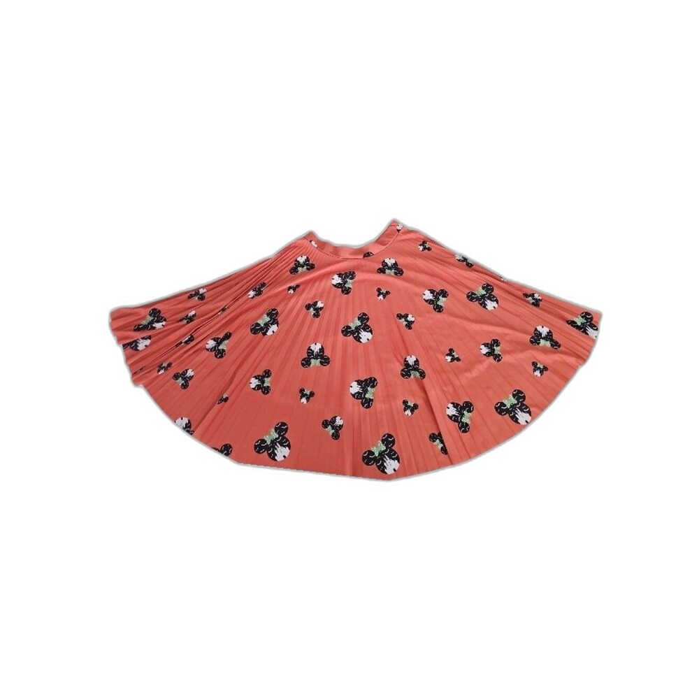 Disney Minnie Mouse Halloween Pleated Skirt Women’s 2X Orange Disneybound